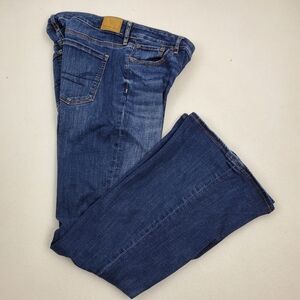 American Eagle Womens Size 10 Low Rise Flare Next Level Stretch Jeans